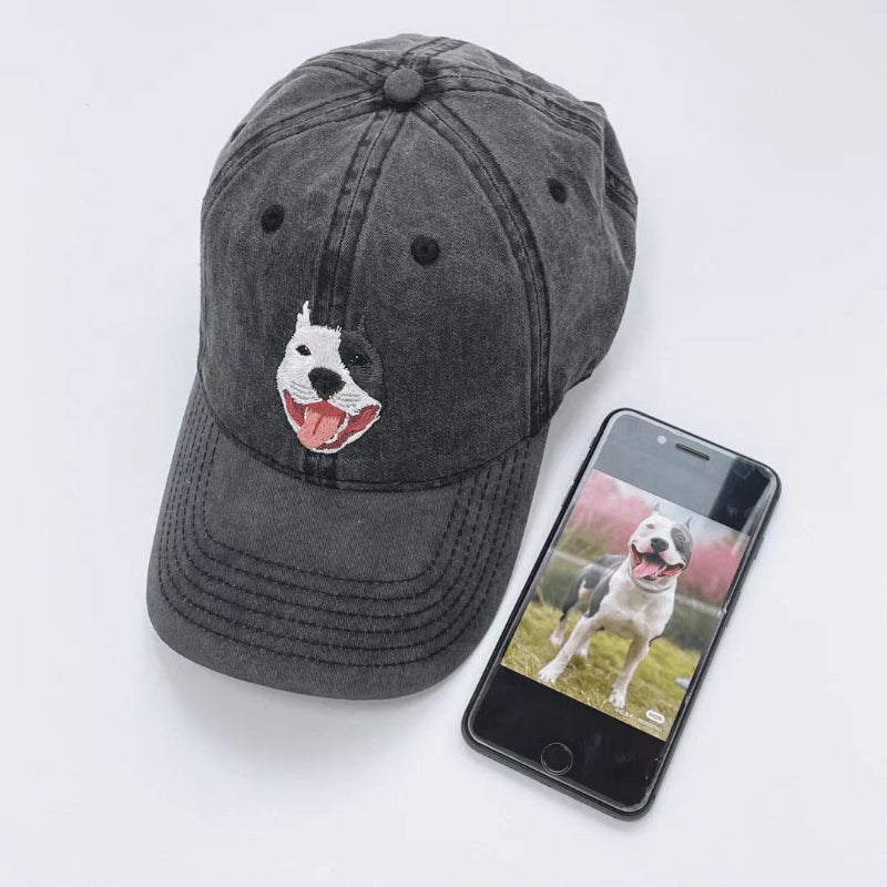 Customized embroidered hats for pets