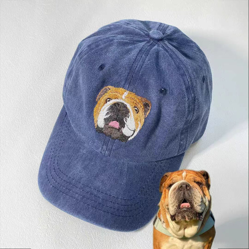 Customized embroidered hats for pets