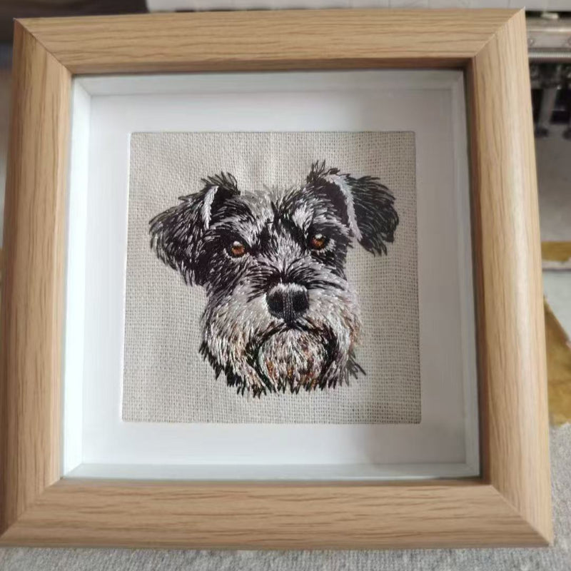 Customized embroidery patterns for pets