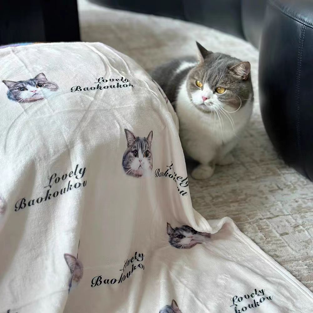 Customized pet blanket
