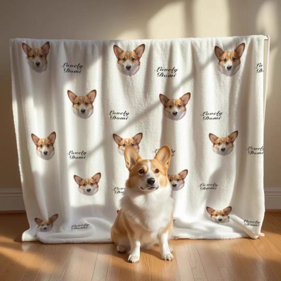 Customized pet blanket