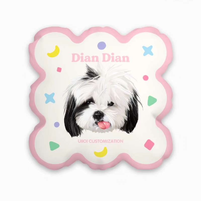 Customized pet throw pillows