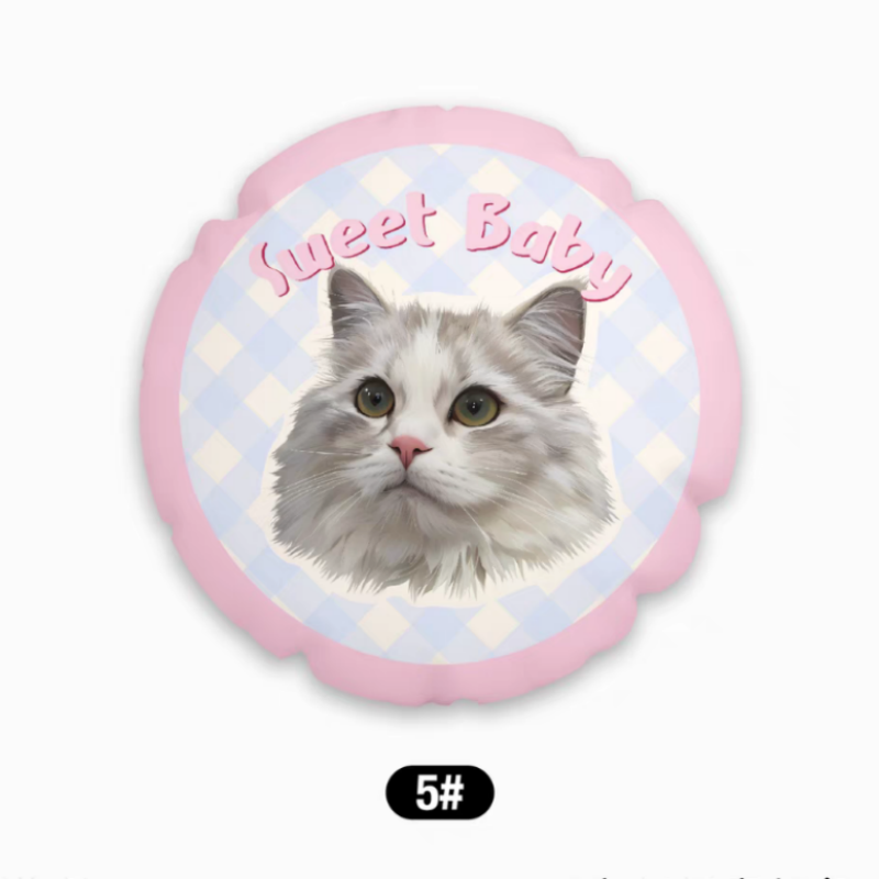 Customized pet throw pillows